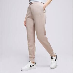 Nike Women's Phoenix Sweatpants Jogger High Rise Fleece Brown Taupe XL